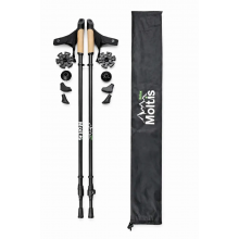 Скандинавские палки для ходьбы Moltis Relax MR-455 — телескопические, с чехлом и сменными наконечниками