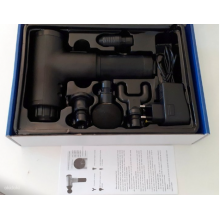 Перкуссионный массажер Moltis Fascial Gun KH-320, аккумуляторный из метала и пластика черный Перкуссионный массажер Moltis Fascial Gun KH-320, аккумуляторный из метала и пластика черный