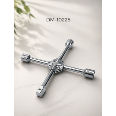 Ключ баллонный крестовой Moltis усиленный 400 мм 17/19/21 мм + 1/2" DM-10225  10022