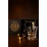 Подарочный набор для виски Moltis Premium Set Saxum — стакан, щипцы, мешочек, подставка и 5 охлаждающих кубиков (MR-1021)