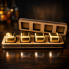 Gold кубики для виски, 4 шт с деревянным кейсом для охлаждения