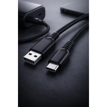 Кабель для зарядки Moltis USB-A – USB Type-C 1 м, 27W, поддержка Fast Charge (10117)