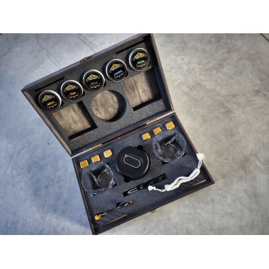 Электрический смокер для коктейлей 6 кубиков + 2 стакана – набор для копчения