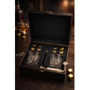 Подарочный набор для виски Moltis MR-1017 — 2 бокала Rocks и 8 охлаждающих кубиков для напитков