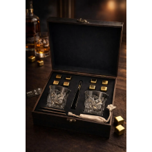 Подарочный набор для виски Moltis MR-1017 — 2 бокала Rocks и 8 охлаждающих кубиков для напитков