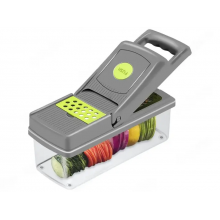 Тёрка-овощерезка Stenson с контейнером — пластиковая кухонная шинковка для овощей и фруктов