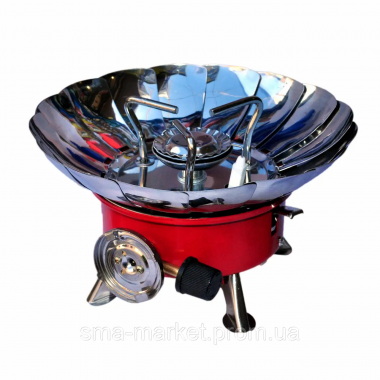 Компактная портативная газовая плита с лепестками-трансформером MG- 763