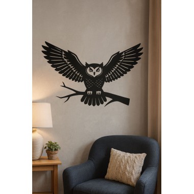 Панно-картина “Сова” — стильный декор для любого пространства 100х60 (MP-114-6)