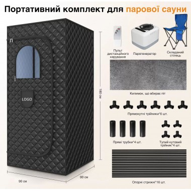 Каркасная паровая сауна Moltis Relax для дома