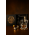 Подарочный набор для виски Moltis Premium Saxum — стакан, щипцы, мешочек, подставка и 5 охлаждающих кубиков