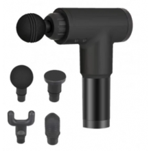 Перкуссионный массажер Fascial Gun KH-320, аккумуляторный из метала и пластика черный (123459791) Перкуссионный массажер Fascial Gun KH-320, аккумуляторный из метала и пластика черный (123459791)