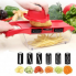 Овощерезка ручная Mandoline Slicer, 6в1 c контейнером для овощей и фруктов красный (MS-619623)
