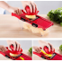 Овощерезка ручная Mandoline Slicer, 6в1 c контейнером для овощей и фруктов красный (MS-619623)