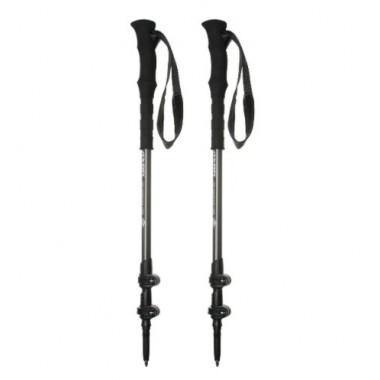 Трекинговые палки Axon Light Сarbon для ходьби, из вуглецевый сплава и алюминия черно-серый (RID-300)