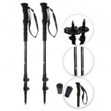 Трекинговые палки Axon Viden Alu для ходьби, из алюминия черный с зеленым (RID-301) Трекинговые палки Axon Viden Alu для ходьби, из алюминия черный с зеленым (RID-301)