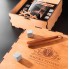 Камни для виски Подарочный набор мужчине Whiskey stones (6 камней из стеатита+светлая деревянная коробка+мешочек+бокал Sterling+щипцы+подставка)