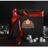 Подарочный набор Камни для виски Деревянная темная коробка + 2 бокала Bohemia Barline Whiskey stones