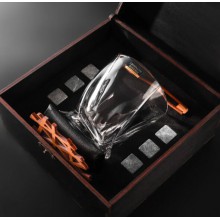 Камни для виски Whiskey stones Подарочный набор мужчине Деревянная чёрная коробка + Бокал Bohemia Quadro Камни для виски Whiskey stones Подарочный набор мужчине Деревянная чёрная коробка + Бокал Bohemia Quadro