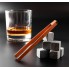 Камни для виски Whiskey stones Подарочный набор мужчине Деревянная светлая коробка + Бокал Bohemia Barline