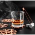 Камни для виски Whiskey stones Подарочный набор мужчине Деревянная светлая коробка + Бокал Bohemia Barline