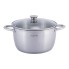 Набор кастрюль Kamille KM-4904 8 предметов (1,5л, 2л, 3л, 5л) из нержавеющей стали 