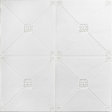 Самоклеющаяся декоративная потолочно-стеновая 3D панель 700x700x4.5мм Плитка (164) SW-00000181