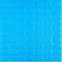 3D панель самоклеющаяся 700x770x7мм кирпич Синий (003-7) SW-00000060