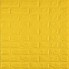 3D панель самоклеющаяся 700x770x7мм кирпич Желтый (010-7) SW-00000049