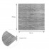 Самоклеющаяся декоративная 3D панель 700x700x4мм Белое дерево (383) SW-00000652