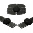 Миостимулятор для пресса EMS Trainer 3 in 1 Pro(0074) Пояс стимулятор + 2 бицепса Черный