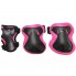 Комплект защитный SportVida SV-KY0006-L Size L Original Black/Pink