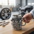 Кружка в виде блока двигателя V8 смола сталь 13х14 см 27