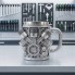 Кружка в виде блока двигателя V8 смола сталь 13х14 см 27