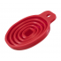 Раскладная силиконовая воронка складная Silicon Funnel красный Moltis 9 см